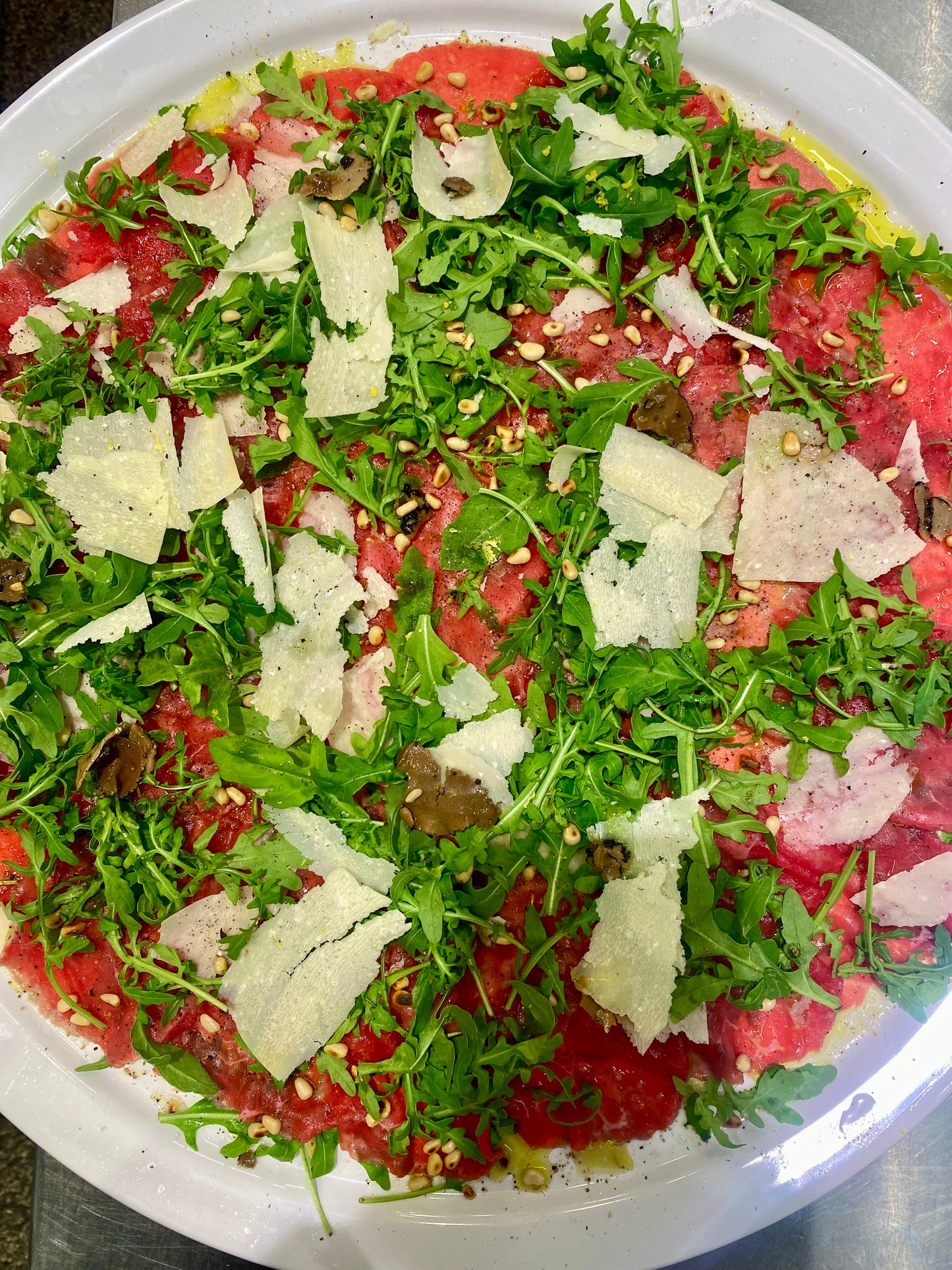 Schotel Carpaccio van runds
