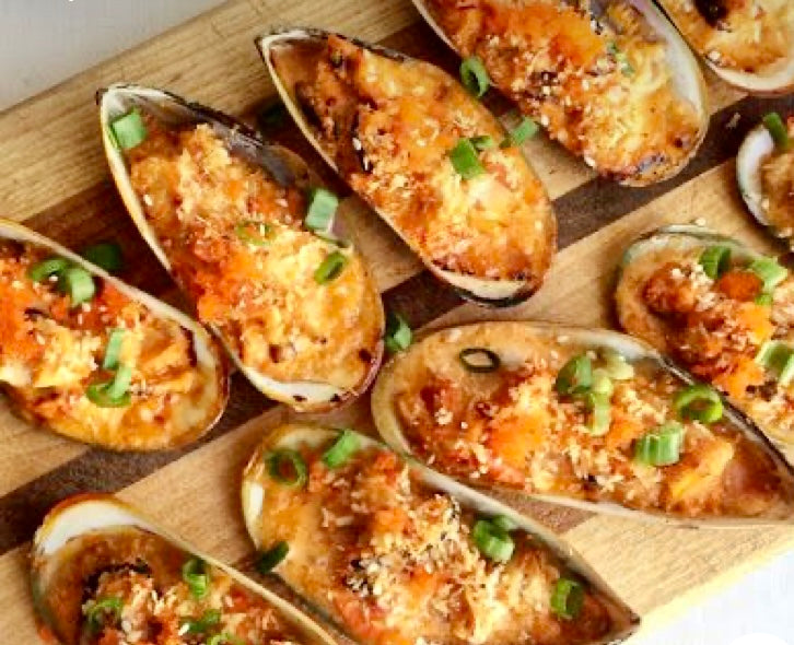 Mosseltjes op z'n Grieks, tomaat, feta