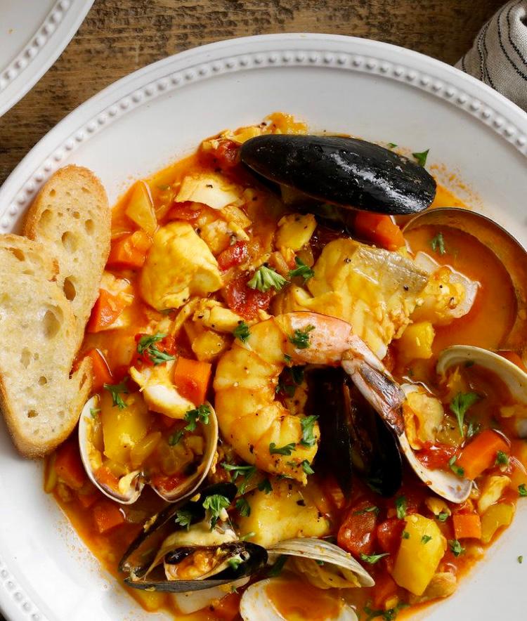 Bouillabaisse "Petit Bateau", rouille