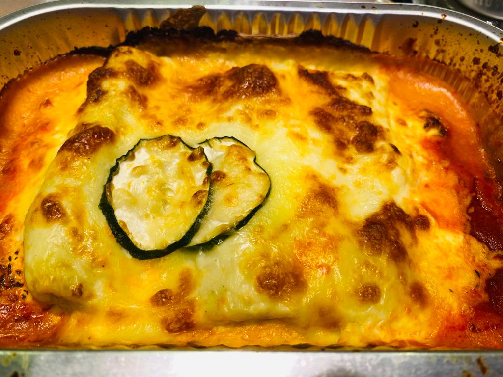 Canneloni gevuld met ricotta en spinazie