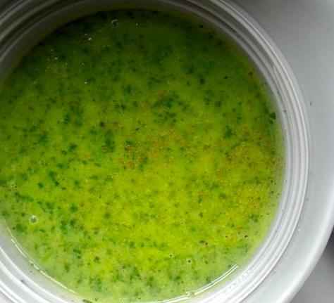 Waterkerssoep (per liter)