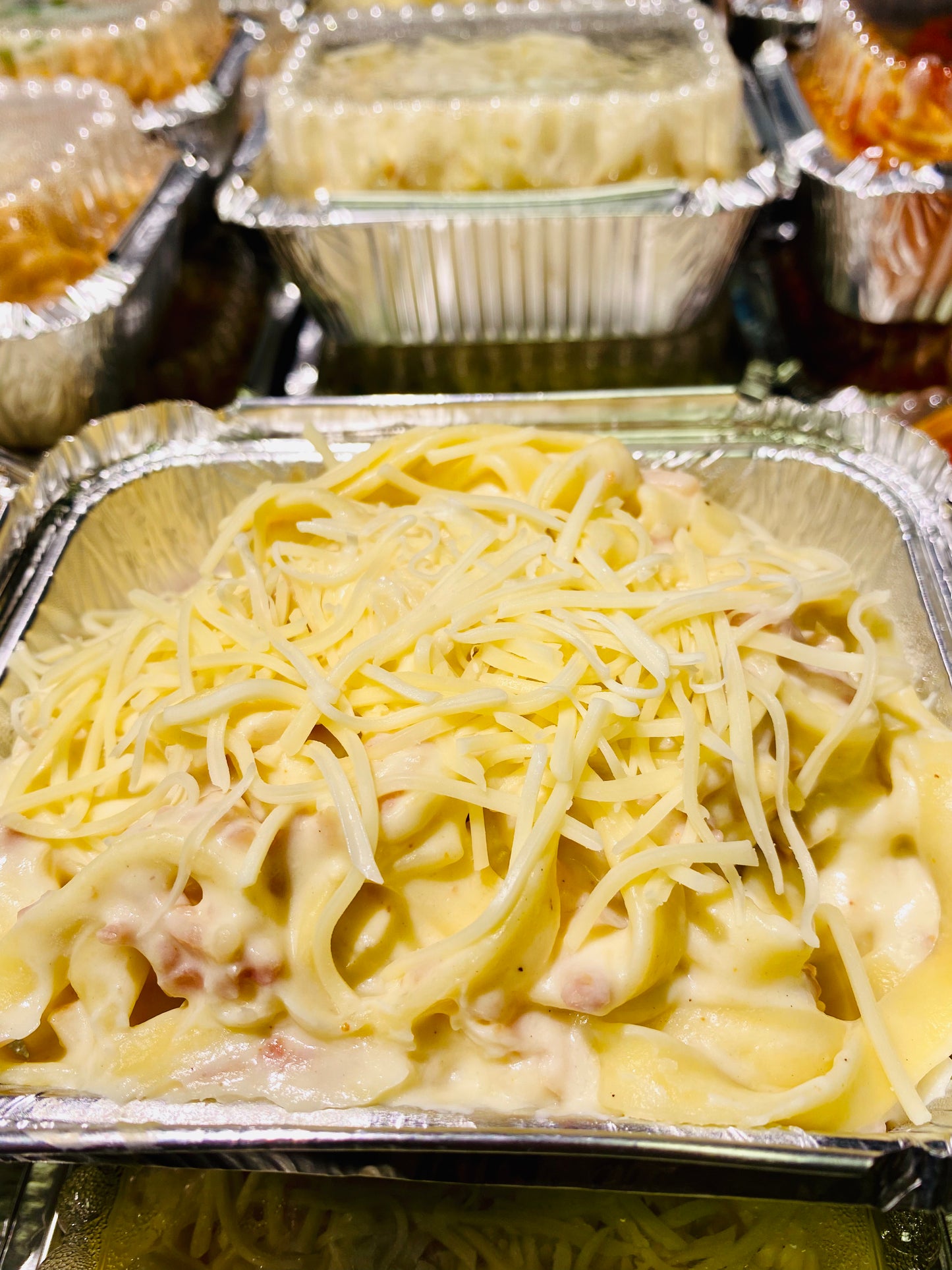 Tagliatelle kaas en ham