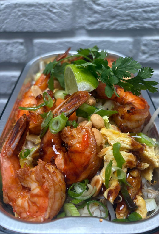 Pad Thai met scampi's