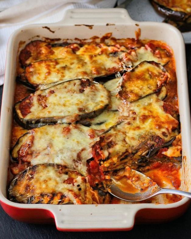 Aubergine Parmigiana